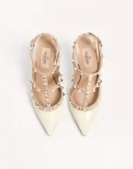 Valentino Patent Rockstud Caged Pump 100Mm - Image 5